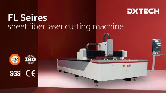 Dxtech offre spéciale CNC fibre de tôle 1000W 1500W 2000W 3000W 6000W Machine de découpe Laser en acier inoxydable avec CE